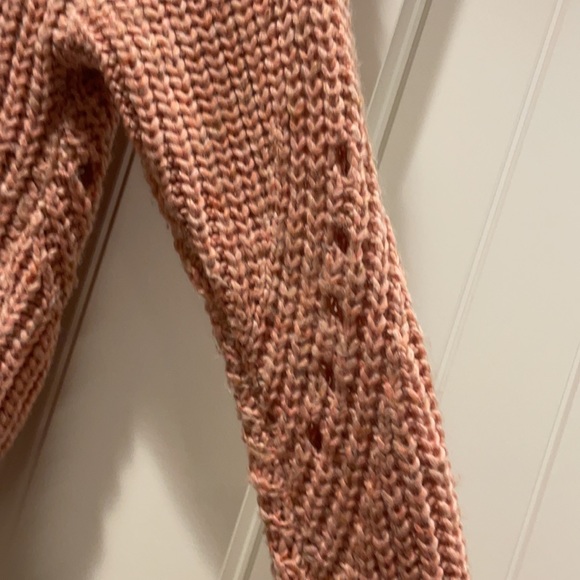 J Crew Point Sur Pink Rose Chunky Knit Sweater XXS - Picture 6 of 6